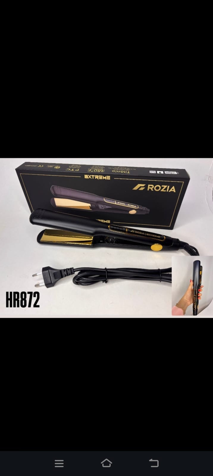 Plancha de cabello HR-872
