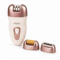 Depiladora Facial y Corporal para Dama 3 en 1 Recargable Rozia con Afeitadora y Callos